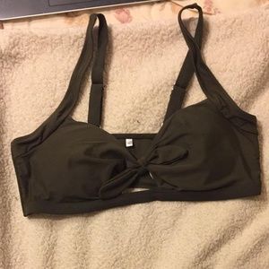 Brand new Olive green bikini bathingsuit top